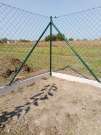 Drótháló vadháló drótfonat oszlop kapu huzal kerítés építés