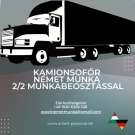 Kamionsofőr német munka 22 munkabeosztással